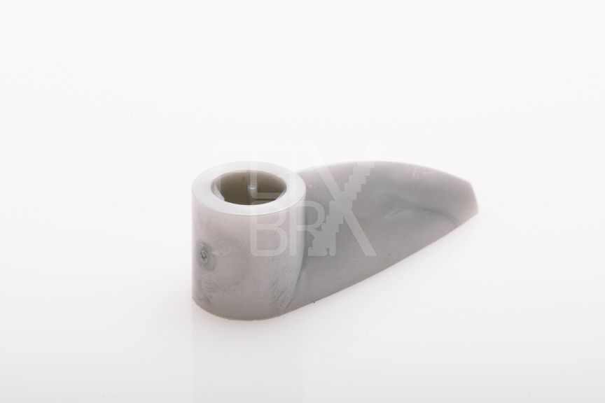 1x3 Bionicle Keil mit Achsenloch pearl-silber