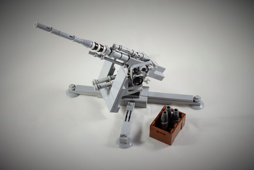 WWII FlaK 88 aus LEGO® Teilen