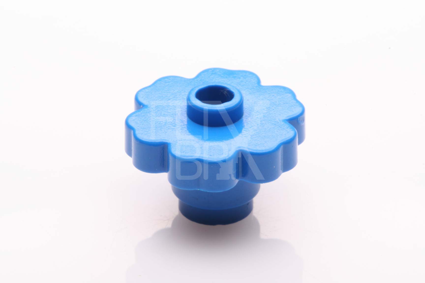 1x1 Blume Basis mit 2x2 Blüte blau