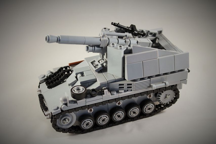 WWII Wehrmacht Panzer SdKfz 124 Wespe III aus LEGO® Teilen