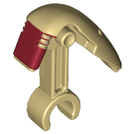 Minifigur Kopf Battle Droid Star Wars Mechaniker  beige