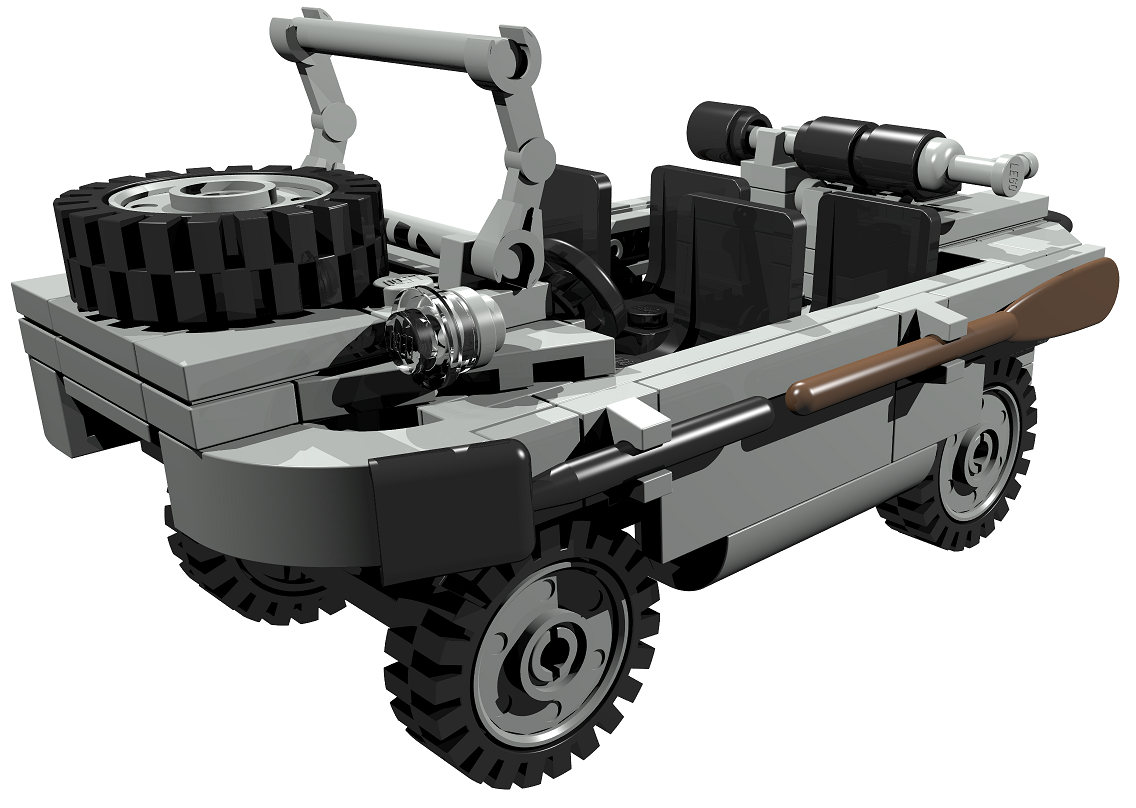 Bauanleitung für Schwimmwagen / Schwimmkübel 