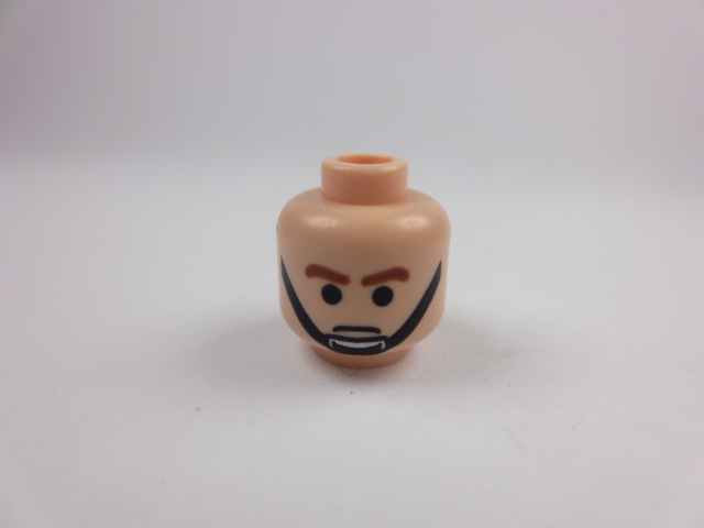 Minifigur Kopf Mann Star Wars Rebel hautfarbend