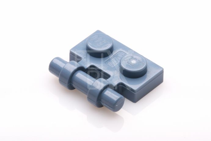 1x2 Platte modifiziert mit Griff sandblau