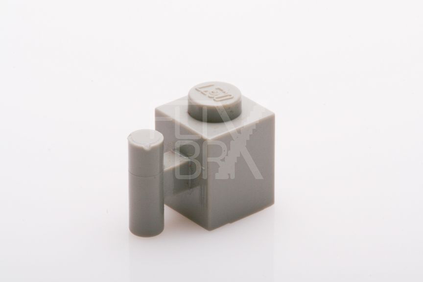 1x1 modifizierter Stein mit Griff althellgrau