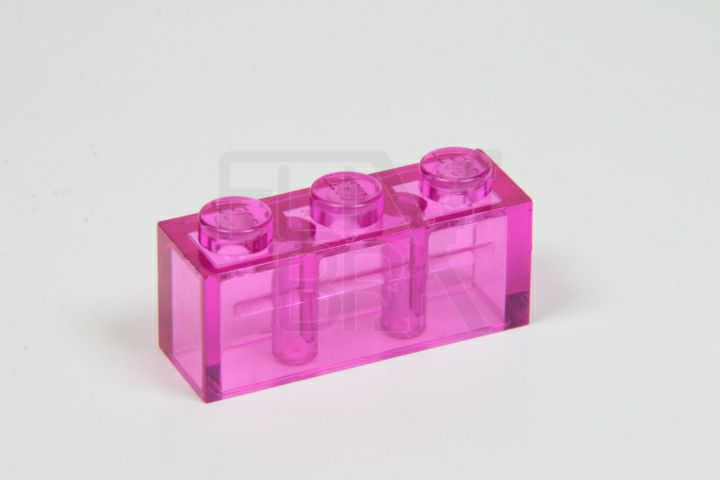 1x3 Stein transparent-lila