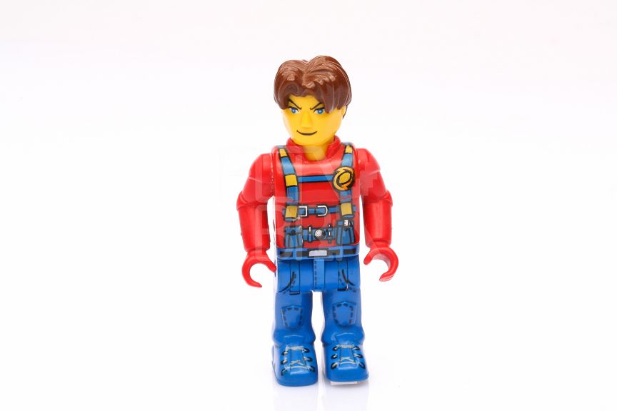 Jack Stone - rote Jacke , blauen Overals und blaue Beine 