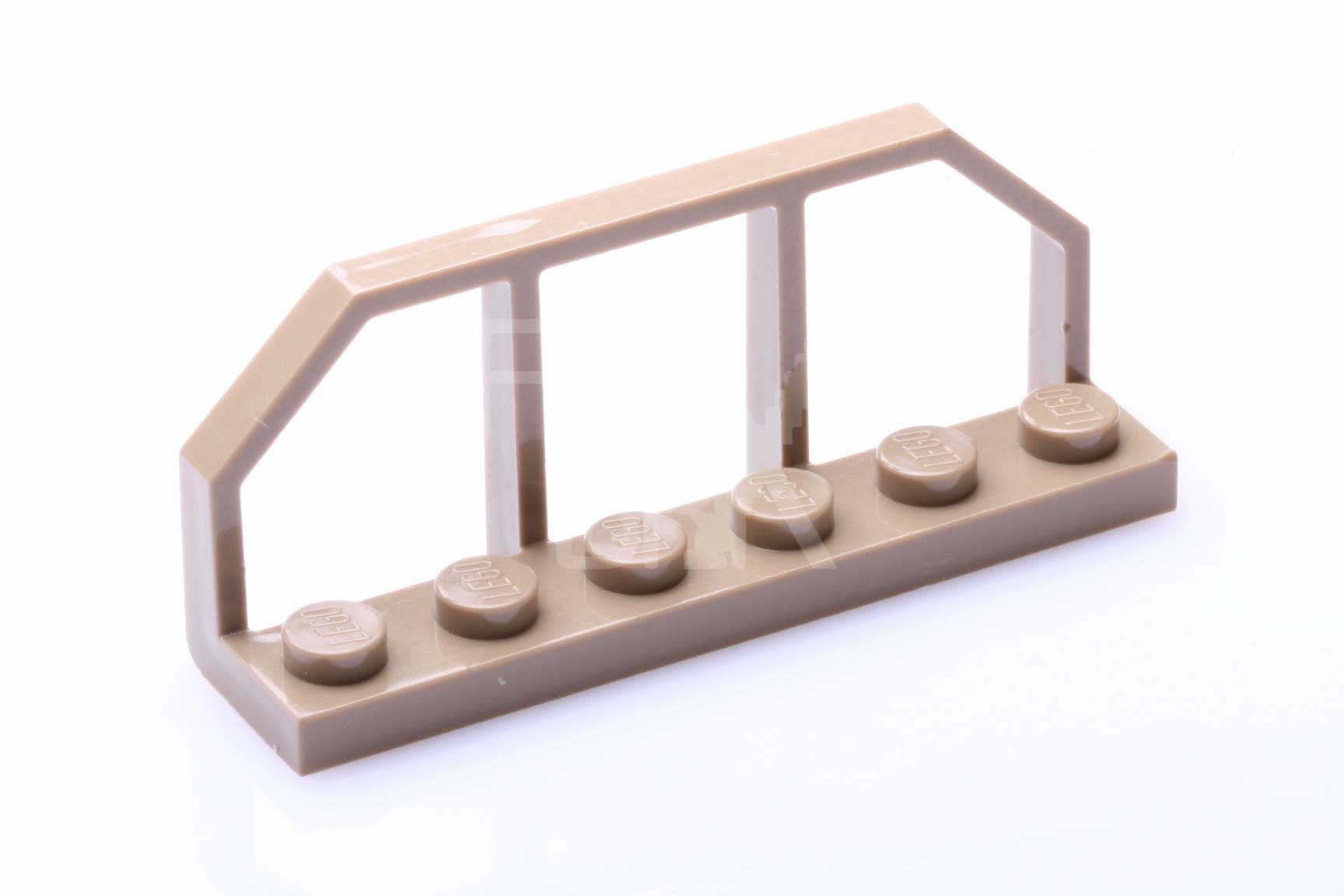 1x6 Zug Wagon Ende / Handlauf dunkelbeige