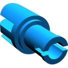 1x2 Scharniergelenk 3 Finger mit Pin  blau