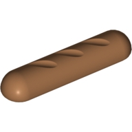 Minifigur Essen Brot  hellbraun