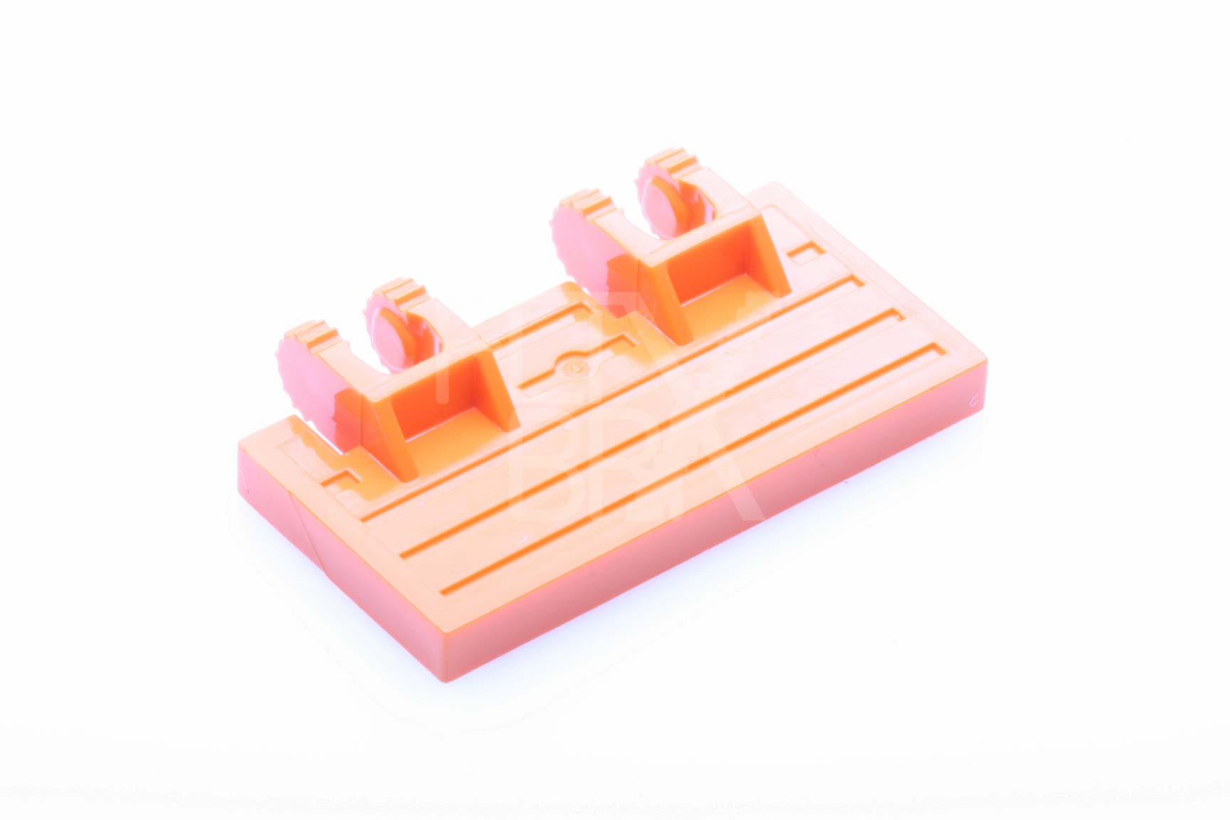 2x4 Klappe mit 2 Fingern / Zugtür / Zugtor  orange