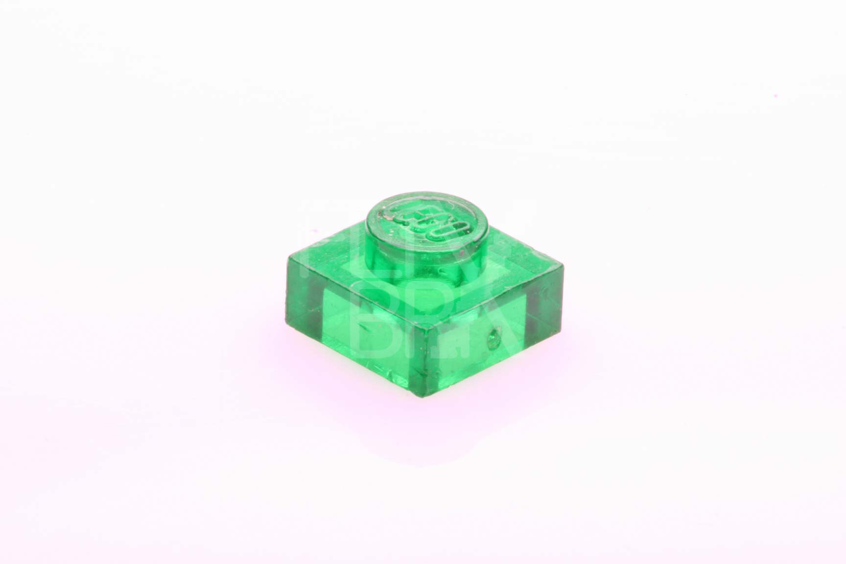 1x1 Platte transparent-grün