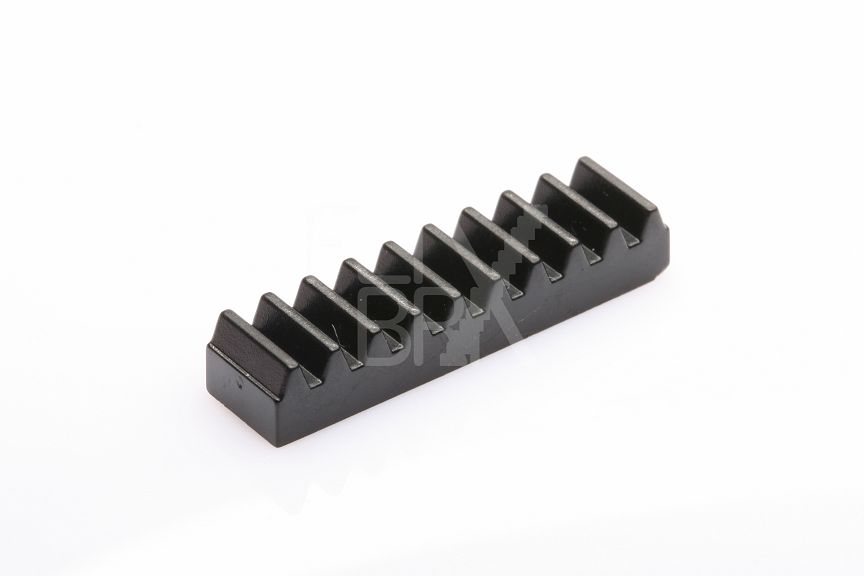 1x4 Zahnschiene M1 T10 schwarz