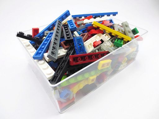 100 LEGO® Platten in einer tollen Mischung 1-reihig 