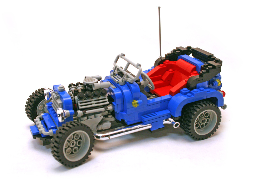 -BK- LEGO® Set System Model Team 5541 Hot Rod Speedster 