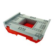 16x22 Boot Mittelteil rot