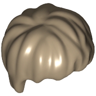 Minifigur Haare Anakin Skywalker dunkelbeige