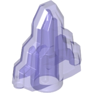 1x2 Kristall / Felsen / Mondstein transparent-lila