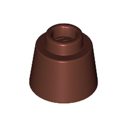 Minifigur Hut / Cone 1 1/6 x 1 1/6 x2/3 (Fez) neubraun