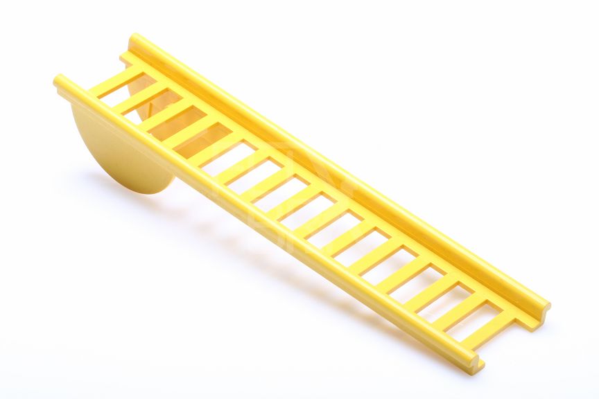 16x4 Leiter mit Semi-Circular Pivot gelb