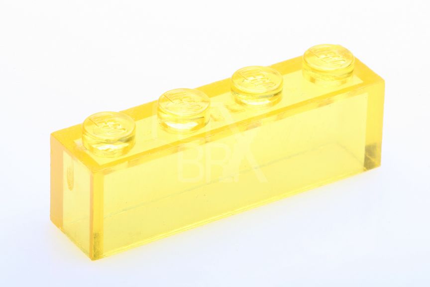 1x4 Stein transparent-gelb