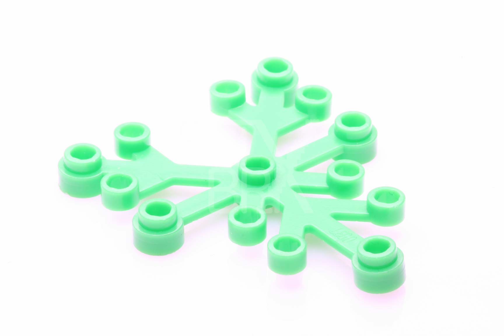 6x5 Pflanzenblätter Zweig medium-grün