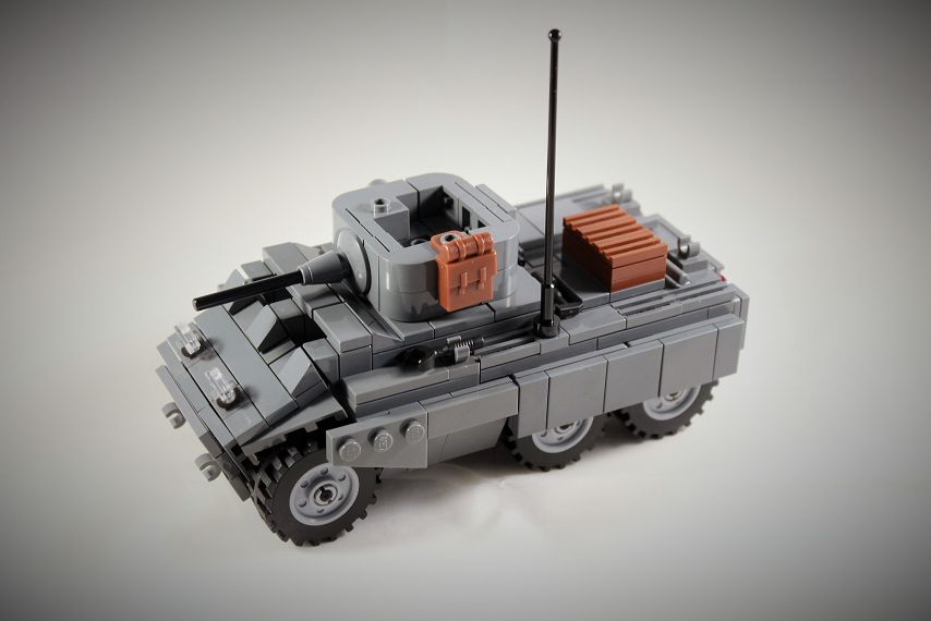 WWII Alliierten Panzerkampfwagen M8 Greyhound aus LEGO® Teilen