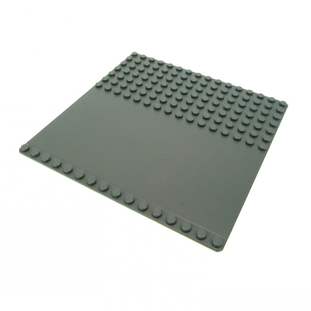 16x16 Grundplatte mit Durchfahrt neudunkelgrau