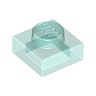 1x1 Platte transparent-hellblau