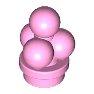 Minifigur Essen Eis 3 Eiskugeln (Eiscrem) rosa