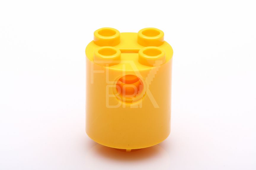 2x2x2 Roboter Körper ( R2D2)  Stein rund gelb