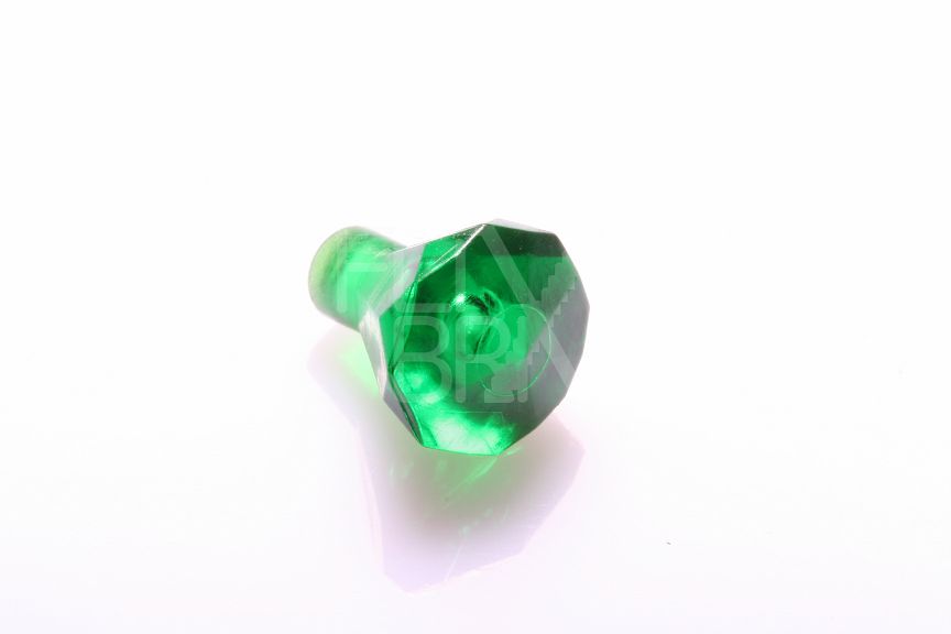 1x1 Diamant transparent-grün