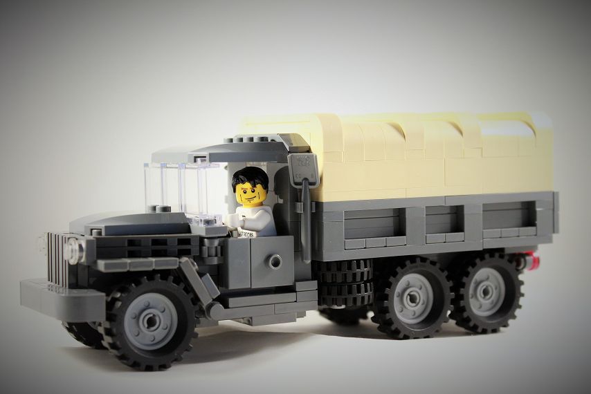 WWII Alliierten Truck Deuce & a Half aus LEGO® Teilen