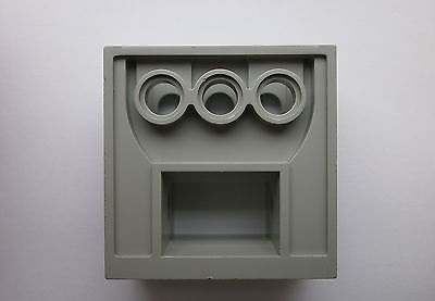 2x4x3 1/3 Zahnradbox / Block für Schneckenzahnrad althellgrau