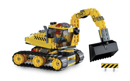 -BK- LEGO®  Set City 7248 - Raupenbagger  