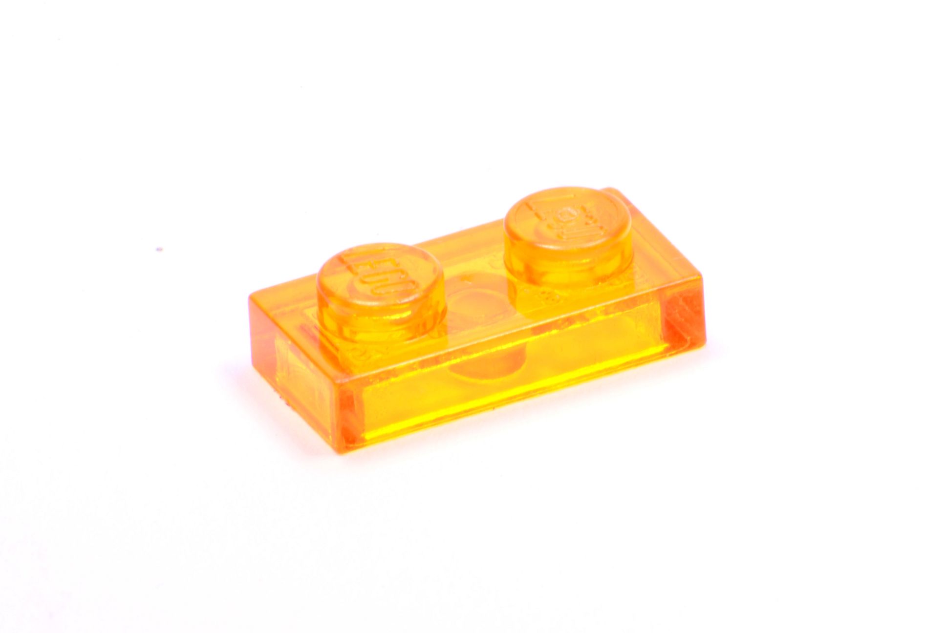 1x2 Platte transparent-orange
