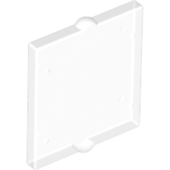 1x2x2 Fensterscheibe / fensterglas für Flugzeugfenster flach transparent-weiss