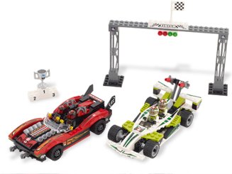 -BK- LEGO® Set World Racers 8898 - Rennen auf heißem Asphalt 