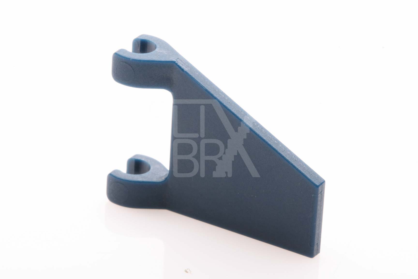 2x2 Flagge / Fahne / Flügel mit 2 Clips trapezoid  dunkelblau