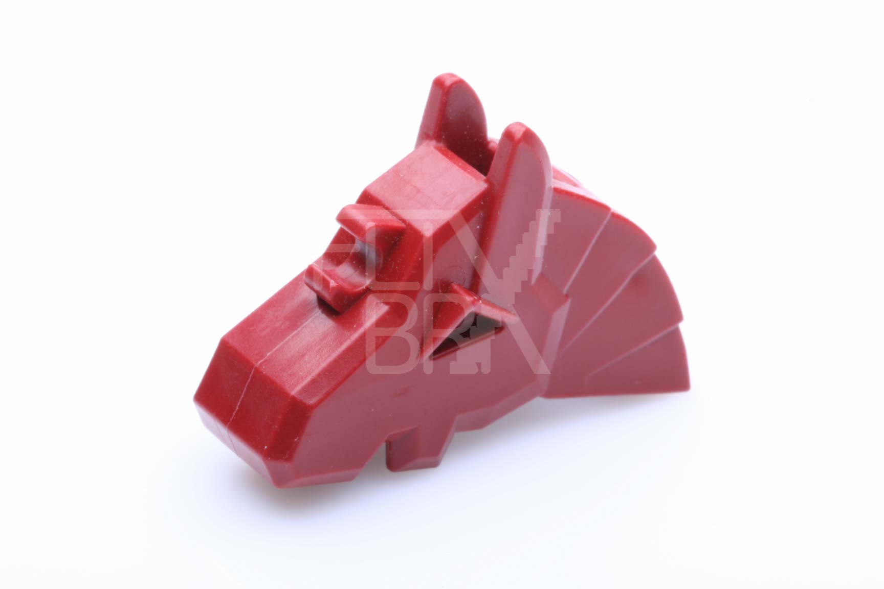 Helm für Pferd Rüstung/Panzerung dunkelrot