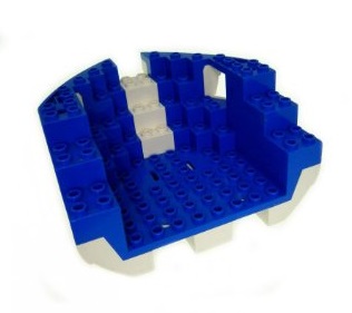 12x12x5 Boot Vorderteil blau