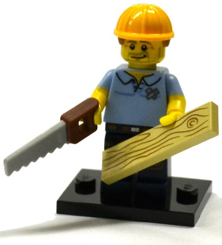 LEGO® Minifigur aus Serie 13 Carpenter 