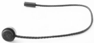 Seil mit Endnoppe und Stange 13L schwarz