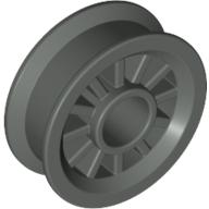 2x2 Felge mit Speichen und Pin-Loch 17mm altdunkelgrau