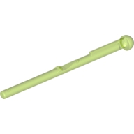Pfeil / Stange 8L mit rundem Ende  transparent-grün