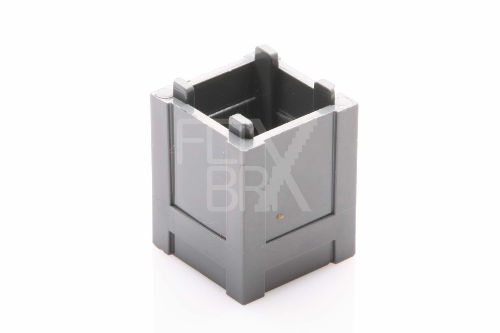 2x2x2 Box / Container offen neudunkelgrau
