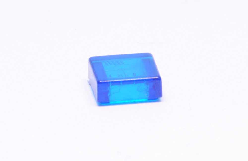 1x1 Fliese transparent-blau
