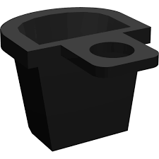 Korb / Pferdetrog schwarz