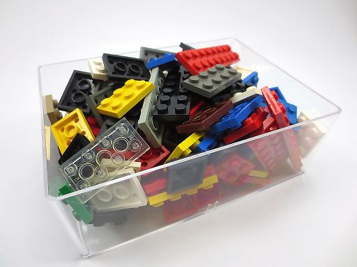 100 LEGO® Platten in einer tollen Mischung 2-reihig 