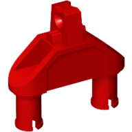 1x3 Technik Scharnierdreieck mit Pins  rot